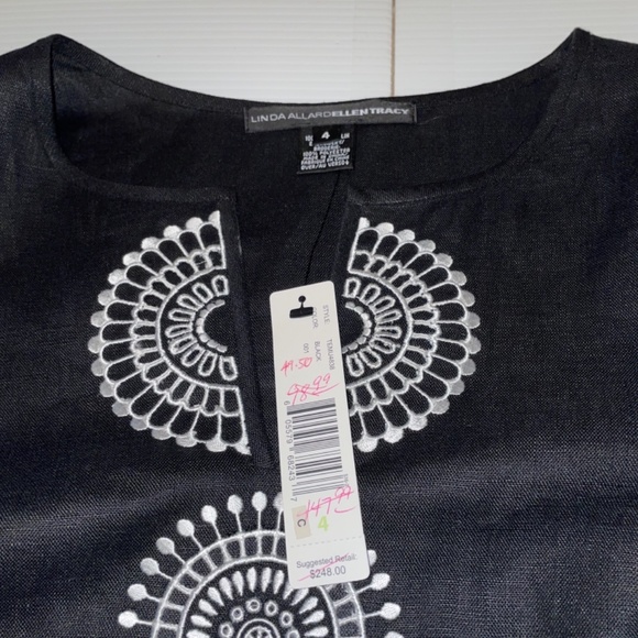 Linda Allard Ellen Tracy Tunic, NEW with Tags - Picture 9 of 13